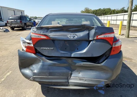 2015 Toyota Corolla L z USA, uszkodzony, nr VIN 2T1BURHE8FC407631